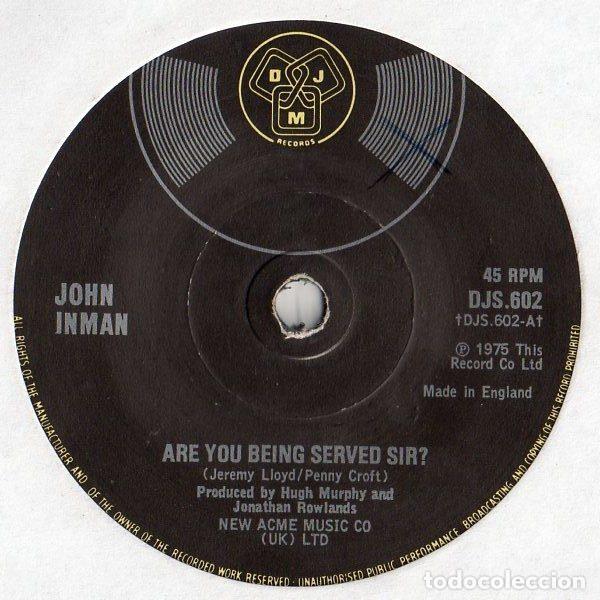 Vinyl records: John Inman &ndash; Are You Being Served Sir? (Vinyl, DJM Records DJS.602)