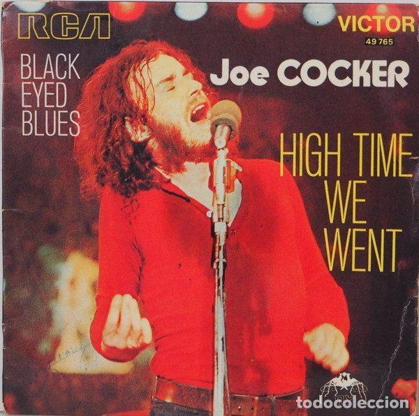 Dischi in vinile: Joe Cocker &ndash; Black-Eyed Blues / High Time We Went (Vinyl, RCA Victor 49 765)
