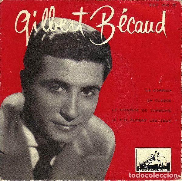 Discos de vinil: Gilbert B&eacute;caud &ndash; La Corrida (Vinyl, La Voix De Son Ma&icirc;tre 7 EGF 222)