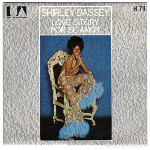 Discos de vinilo: Shirley Bassey &ndash; Love Story / Por Su Amor (Vinyl, United Artists Records H 711)