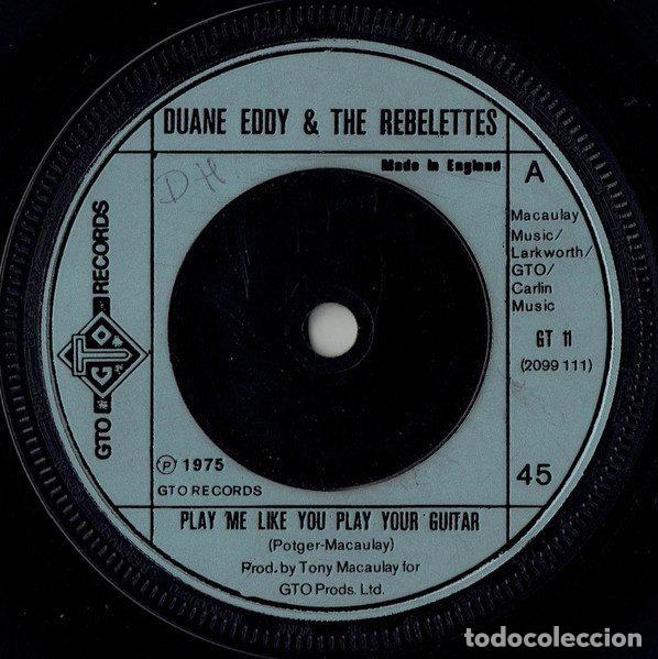 Dischi in vinile: Duane Eddy & The Rebelettes / Duane Eddy &ndash; Play Me Like You Play Your Guitar / Blue Montana Sky...