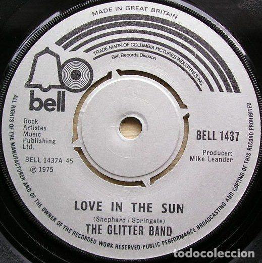 Dischi in vinile: The Glitter Band &ndash; Love In The Sun (Vinyl, Bell Records BELL 1437)