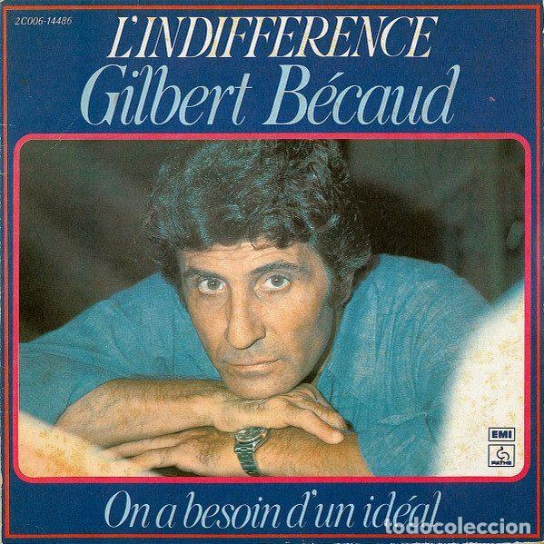 Dischi in vinile: Gilbert B&eacute;caud &ndash; L'indiff&eacute;rence (Vinyl, Path&eacute; 2C006-14486)