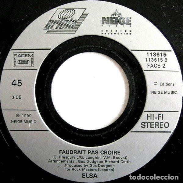 Discos de vinilo: Elsa &ndash; Rien Que Pour &Ccedil;a (Vinyl, Ariola 113615) - Foto 6