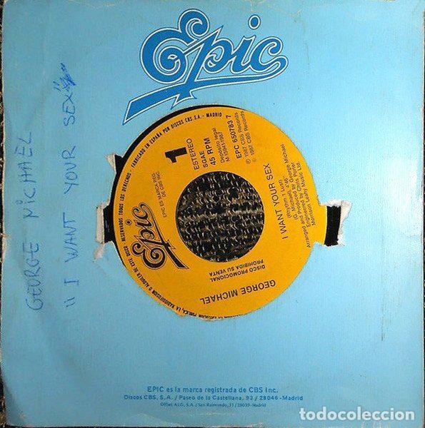 Vinyl records: George Michael &ndash; I Want Your Sex (Rhythm 1 Lust) (Vinyl, Epic EPC 650783 7)
