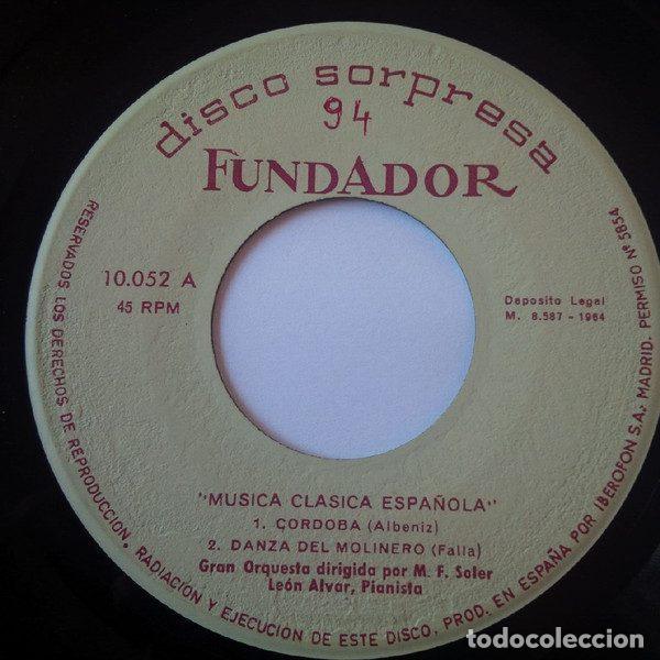 Discos de vinil: Various &ndash; Musica Clasica Espa&ntilde;ola (Vinyl, Disco Sorpresa Fundador 10.052)
