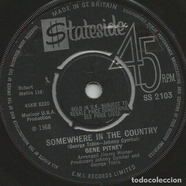 Vinyl records: Gene Pitney &ndash; Somewhere In The Country (Vinyl, Stateside SS 2103)