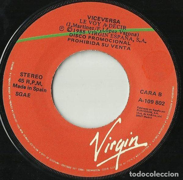 Discos de vinilo: Viceversa &ndash; Proposiciones (Vinyl, Virgin A-109 802) - Foto 4