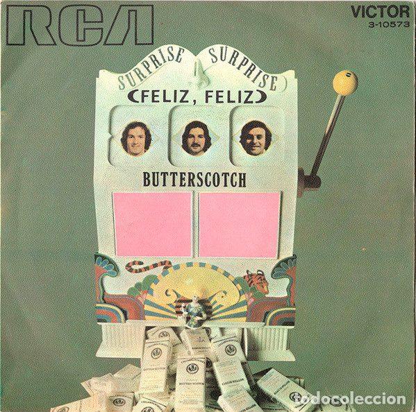Discos de vinilo: Butterscotch &ndash; Surprise, Surprise = Feliz, Feliz (Vinyl, RCA Victor 3-10573)