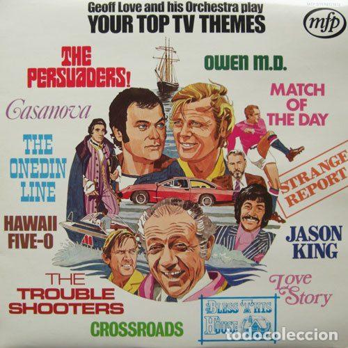 Discos de vinil: Geoff Love And His Orchestra &ndash; Your Top TV Themes (Vinyl, Music For Pleasure MFP 5272)