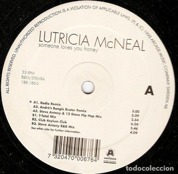 Discos de vinil: Lutricia McNeal &ndash; Someone Loves You Honey (Vinyl, CNR Music 188.186-5)