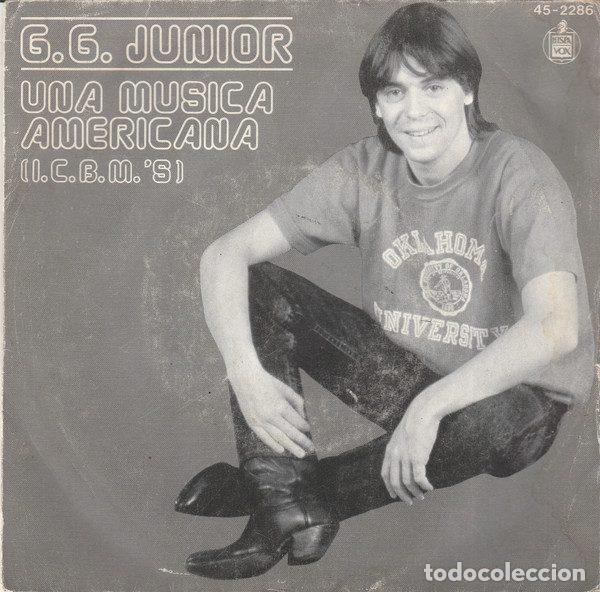Discos de vinilo: G.G. Junior &ndash; Una Musica Americana (I.C.B.M.'S) (Vinyl, Hispavox 45-2286)