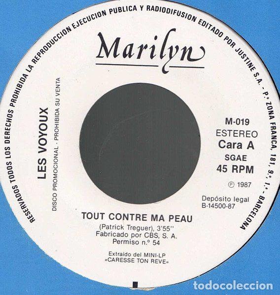 Discos de vinilo: Les Voyoux &ndash; Tout Contre Ma Peau (Vinyl, Marilyn M-019)