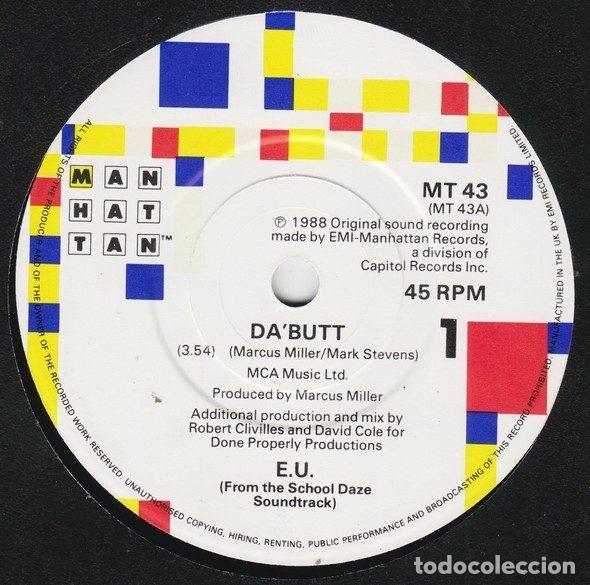 Discos de vinilo: E.U. &ndash; Da Butt (Vinyl, EMI-Manhattan Records MT 43) - Foto 3
