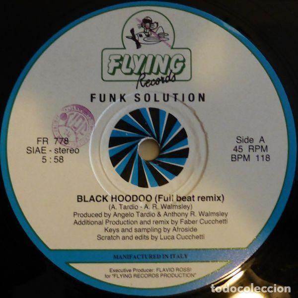 Discos de vinilo: Funk Solution &ndash; Black Hoodoo (Vinyl, Flying Records FR 778) - Foto 3