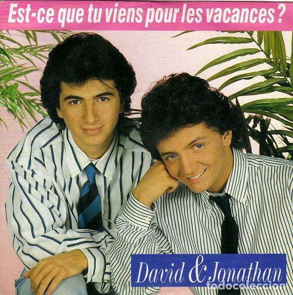Vinyl records: David & Jonathan &ndash; Est-ce Que Tu Viens Pour Les Vacances ? (Vinyl, Sefra Music 1742347)