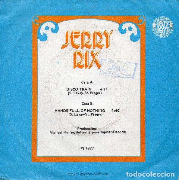 Discos de vinilo: Jerry Rix &ndash; Disco Train (Vinyl, Zafiro OOX-331) - Foto 2