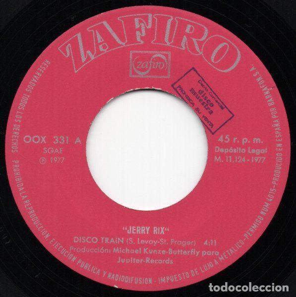 Discos de vinilo: Jerry Rix &ndash; Disco Train (Vinyl, Zafiro OOX-331) - Foto 3