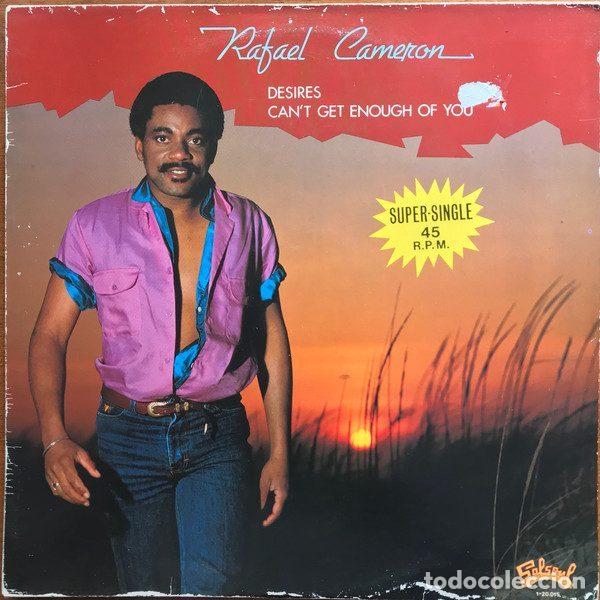 Discos de vinil: Rafael Cameron &ndash; Desires / Can't Get Enough Of You (Vinyl, Salsoul Records 1-20.015)