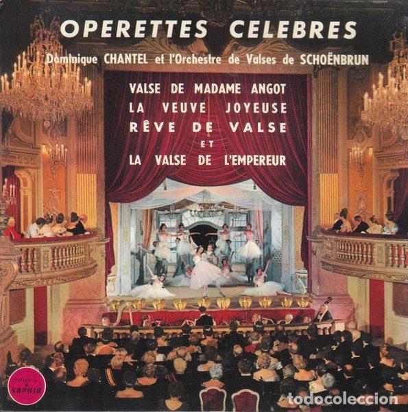 Disques de vinyle: Dominique Chantel Et L'Orchestre de Valses de Scho&euml;nbrun &ndash; Op&eacute;rettes C&eacute;l&egrave;bres (Vinyl, Disque...