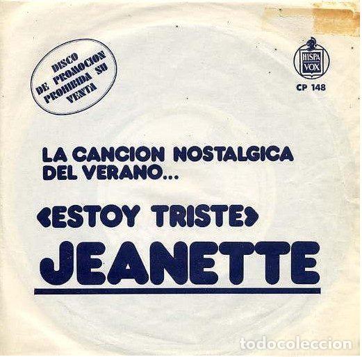 Discos de vinil: Jeanette &ndash; Estoy Triste (Vinyl, Hispavox CP 148)