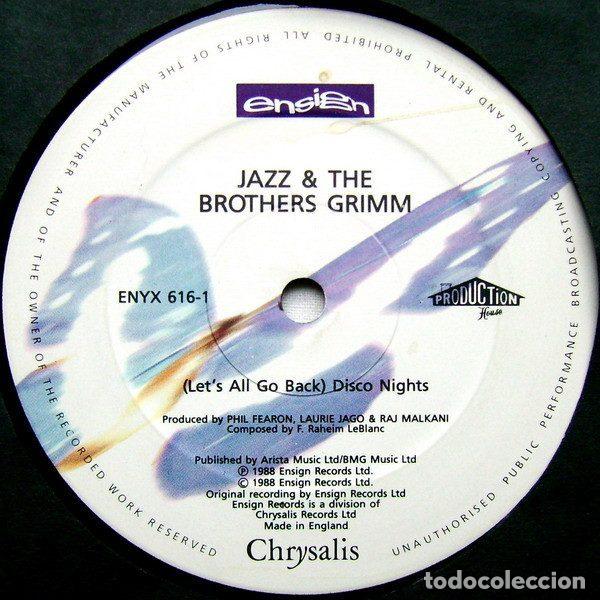 Disques de vinyle: Jazz & The Brothers Grimm &ndash; (Let's All Go Back) Disco Nights (Vinyl, Ensign ENYX 616)