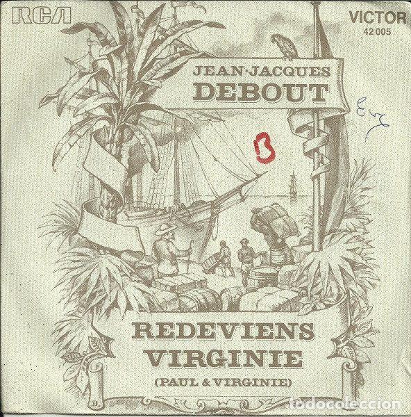Vinyl records: Jean-Jacques Debout &ndash; Redeviens Virginie (Paul & Virginie) (Vinyl, RCA Victor 42 005)
