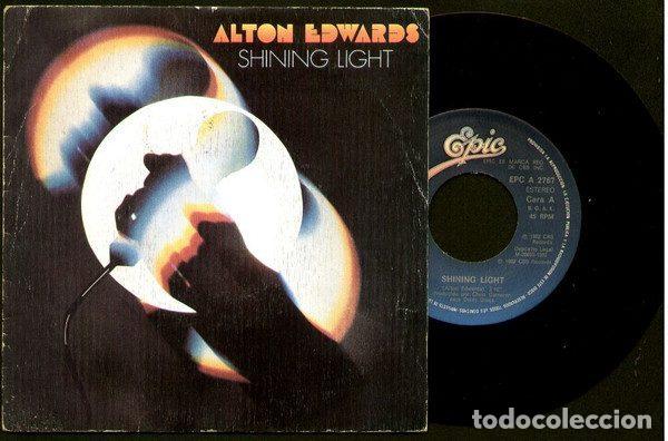 Vinyl records: Alton Edwards &ndash; Shining Light / To Have A Friend (Vinyl, Epic EPC A - 2767)