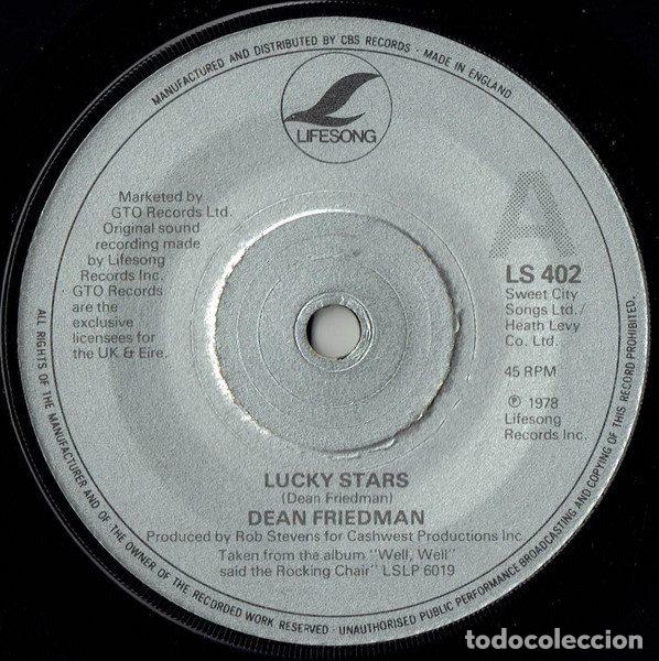 Vinyl records: Dean Friedman &ndash; Lucky Stars (Vinyl, Lifesong LS 402)