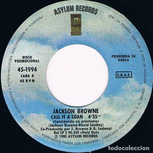 Discos de vinilo: Jackson Browne &ndash; Boulevard (Vinyl, Asylum Records 45-1994) - Foto 4