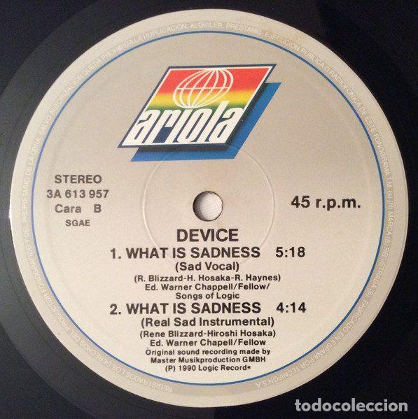 Discos de vinilo: Device &ndash; What Is Sadness (Vinyl, Ariola 3A 613 957)
