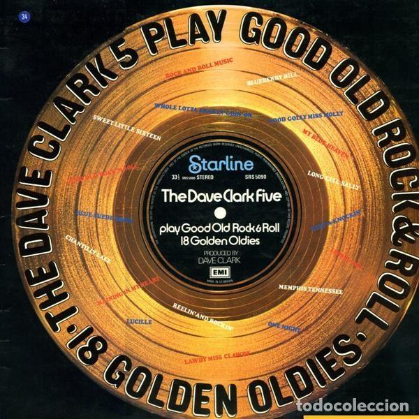 Discos de vinilo: The Dave Clark Five &ndash; Play Good Old Rock & Roll - 18 Golden Oldies (Vinyl, Starline SRS 5090)