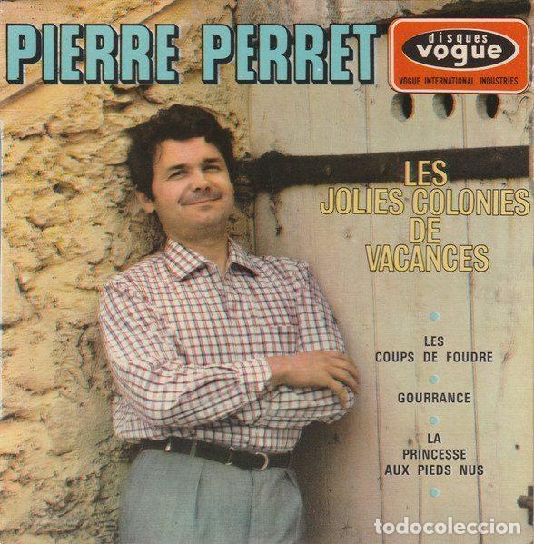 Discos de vinilo: Pierre Perret &ndash; Les Jolies Colonies De Vacances (Vinyl, Disques Vogue EPL. 8456)