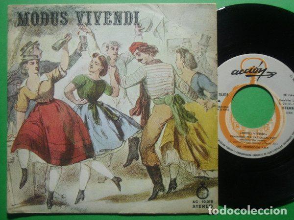 Discos de vinil: Modus Vivendi &ndash; Walking The Streets / Goodbye (Vinyl, Acci&oacute;n AC-10.018)