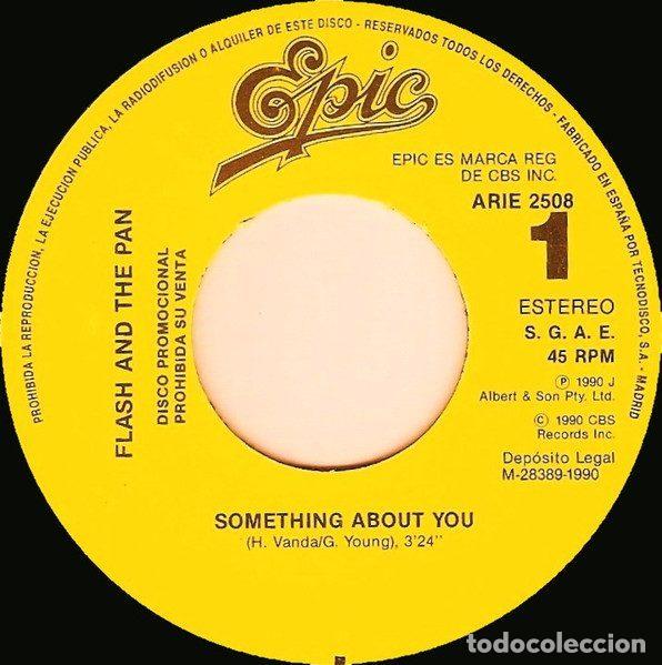 Vinyl records: Flash And The Pan &ndash; Something About You (Vinyl, Epic ARIE 2508)