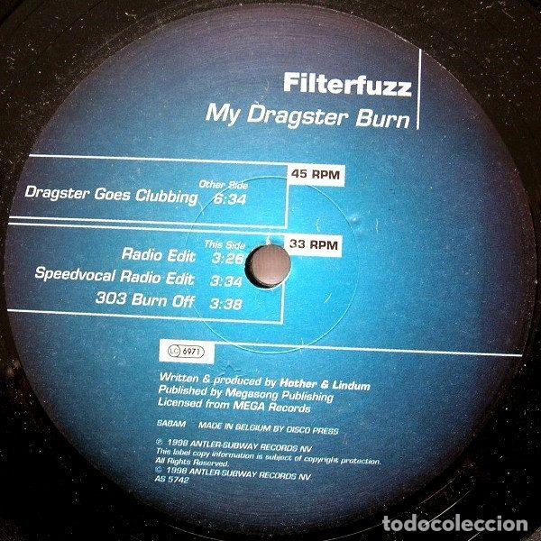 Vinyl records: Filterfuzz &ndash; My Dragster Burn (Vinyl, Antler-Subway AS 5742)