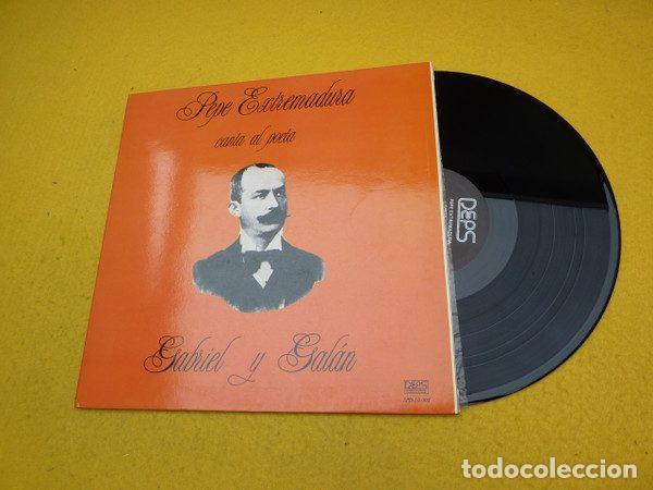 Disques de vinyle: Pepe Extremadura &ndash; Canta Al Poeta Gabriel Y Gal&aacute;n (Vinyl, Deps SPD-10003)
