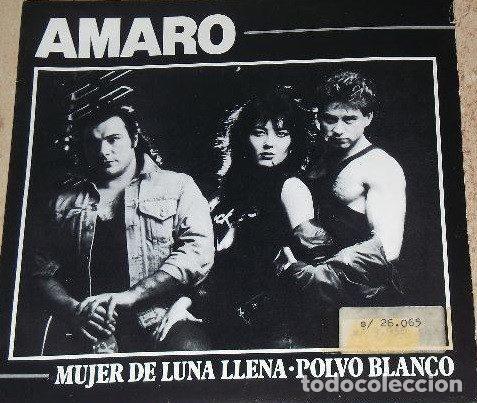 Disques de vinyle: Amaro &ndash; Mujer De Luna Llena / Polvo Blanco (Vinyl, Onomaster MS-1.014)