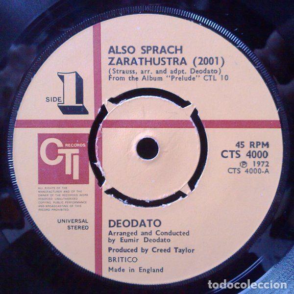Disques de vinyle: Deodato &ndash; Also Sprach Zarathustra (2001) (Vinyl, CTI Records CTS 4000)