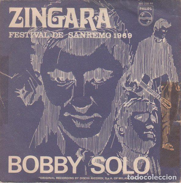 Vinyl records: Bobby Solo &ndash; Zingara (Festival De Sanremo 1969) (Vinyl, Philips 360 238 PF)