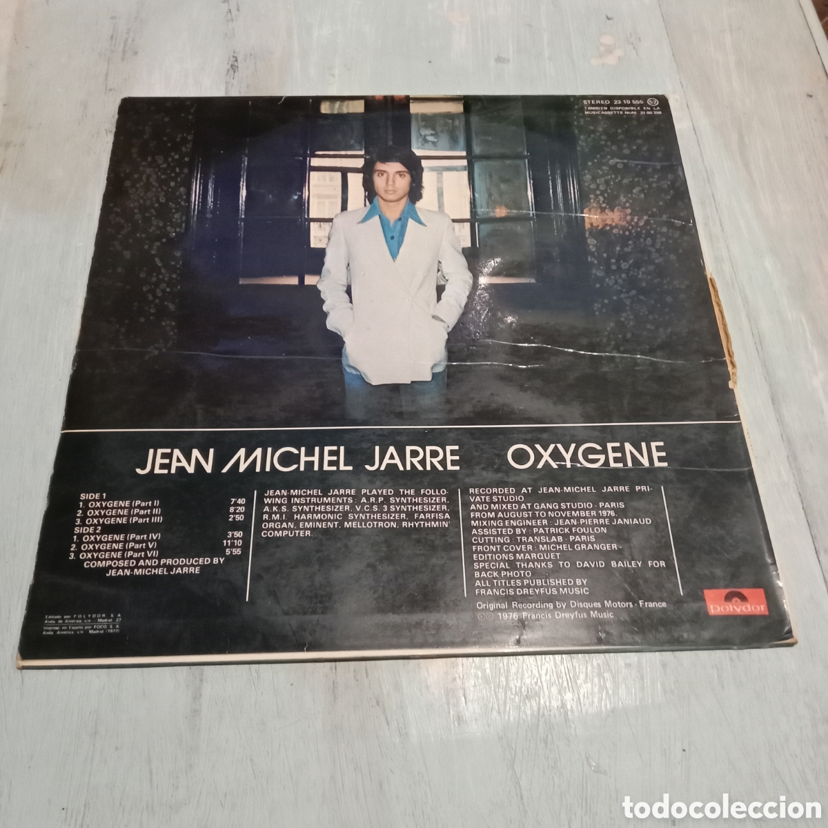 Discos de vinilo: JEAN MICHEL JARRE - OXYGENE - LP - Foto 2