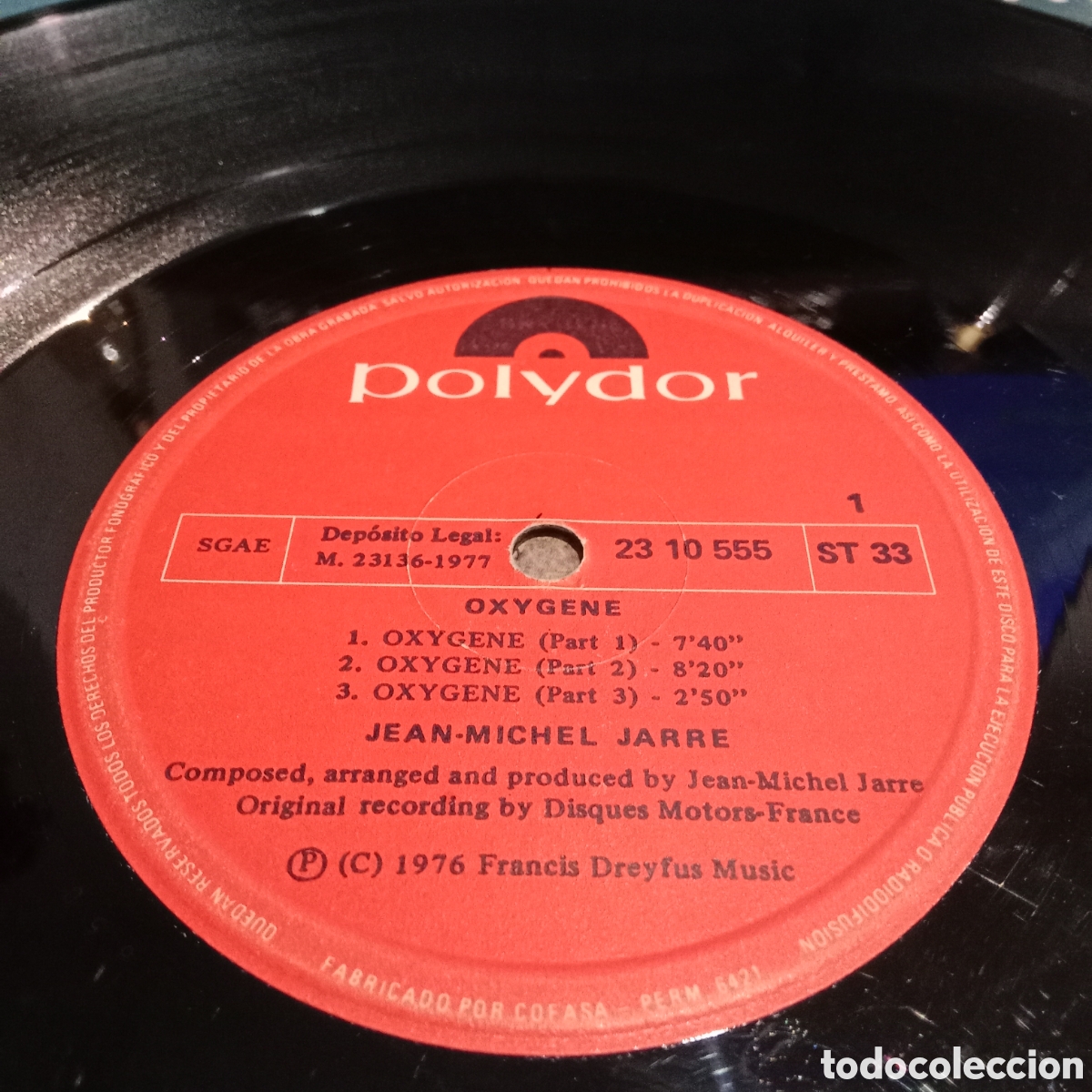 Discos de vinilo: JEAN MICHEL JARRE - OXYGENE - LP - Foto 4