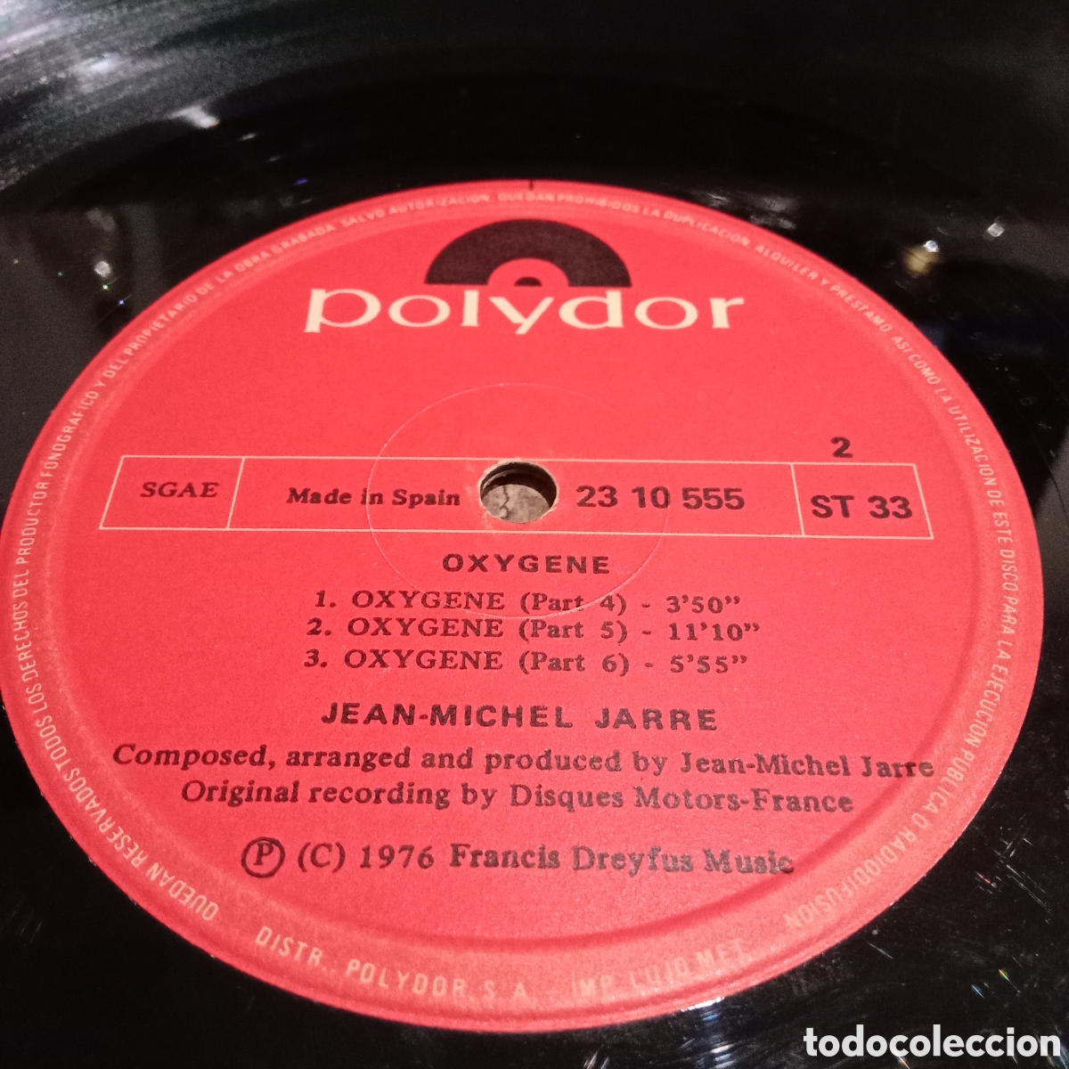 Discos de vinilo: JEAN MICHEL JARRE - OXYGENE - LP - Foto 5