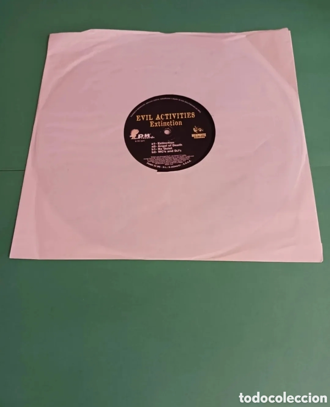 Discos de vinilo: Vinilo Evil Activities - Extinction - Foto 2
