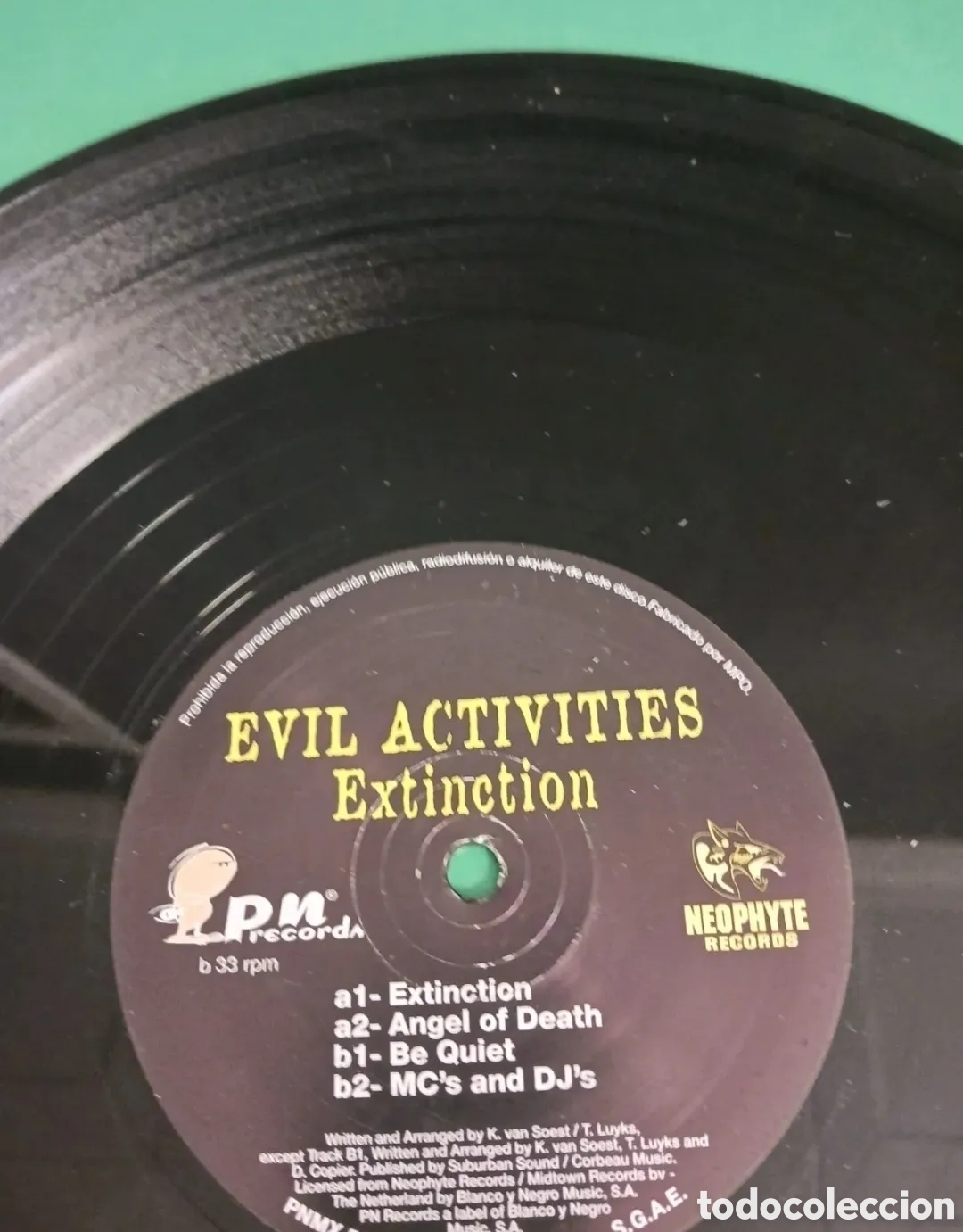 Disques de vinyle: Vinilo Evil Activities - Extinction