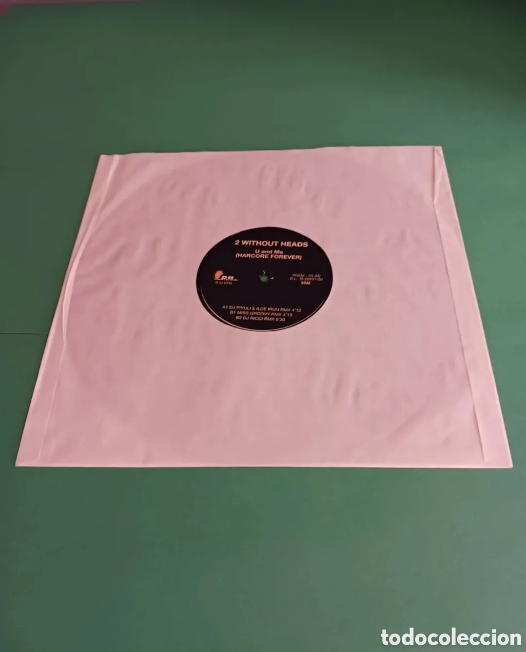 Discos de vinilo: Vinilo 2 Without Heads - U and Me ( Harcore Forever) - Foto 5