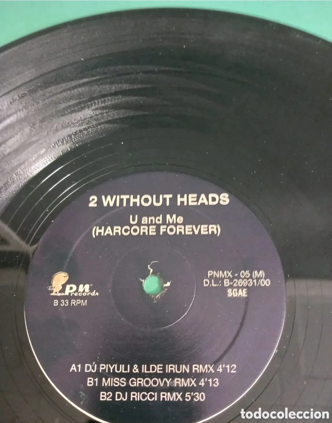 Disques de vinyle: Vinilo 2 Without Heads - U and Me ( Harcore Forever)