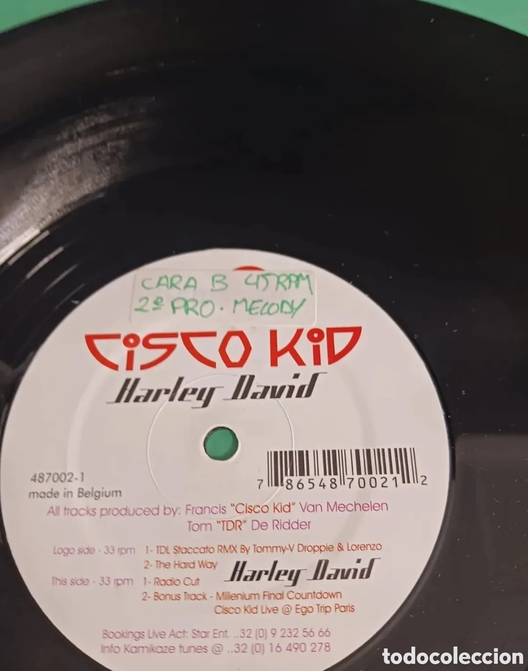 Disques de vinyle: Vinilo Cisco kid - Harley David