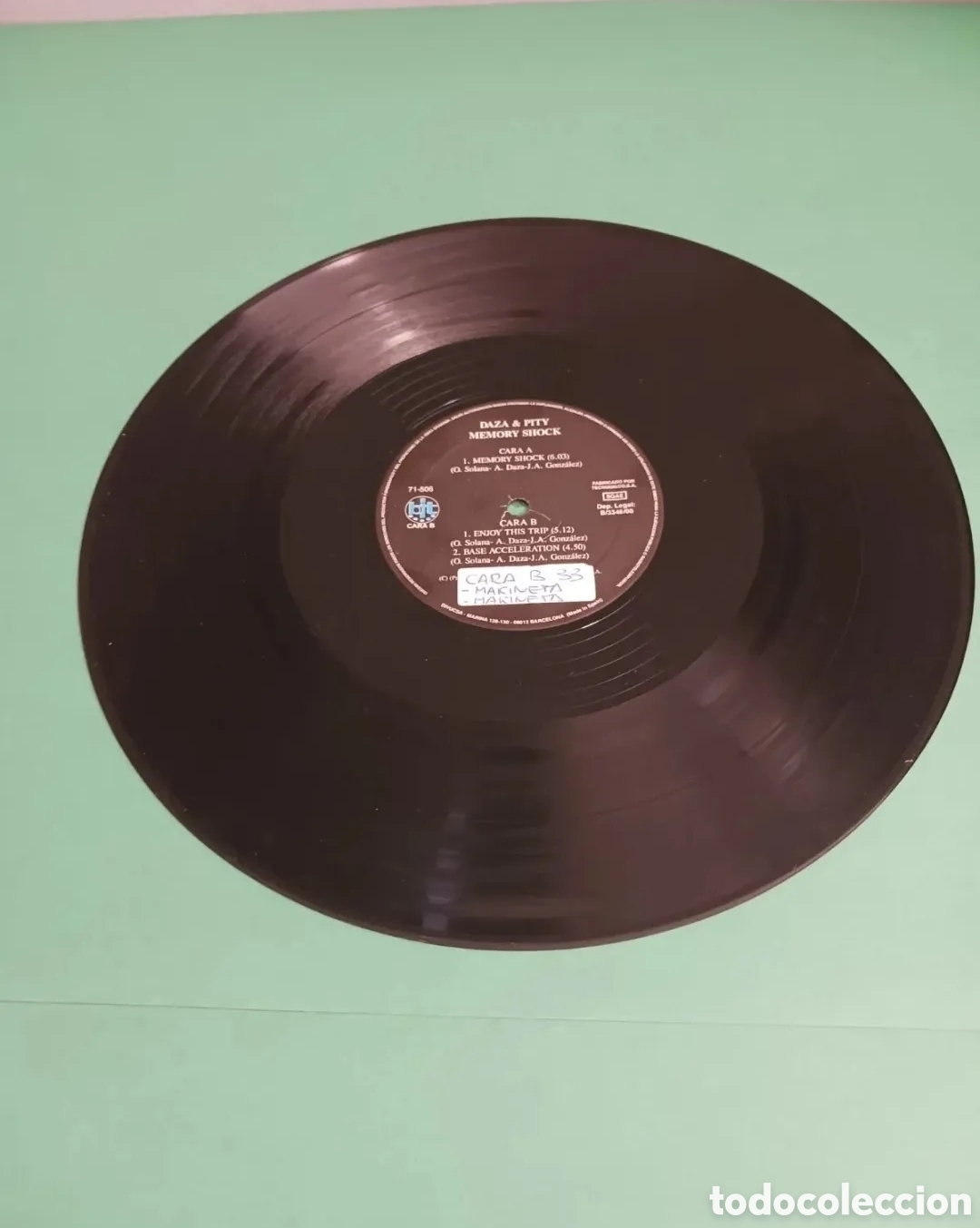 Discos de vinilo: Vinilo Daza & Pity / Memory Shock - Foto 4
