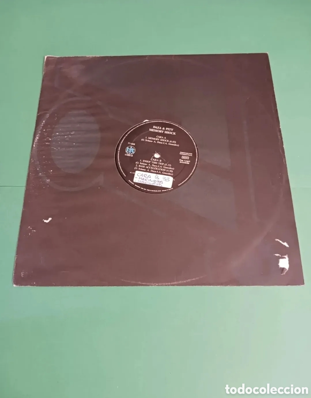 Discos de vinilo: Vinilo Daza & Pity / Memory Shock - Foto 5